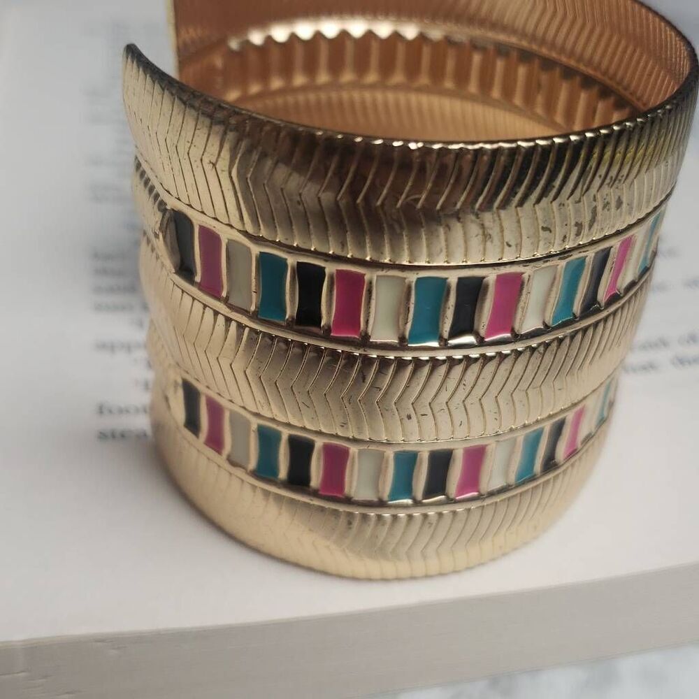 Golden Multicolored Bangle‎ - Picture 7 of 7